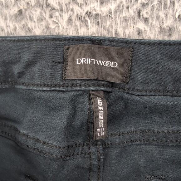Driftwood Jeans Women 27x28 Blue Jackie High Rise Skinny Dark Casual Stretch - Picture 4 of 9